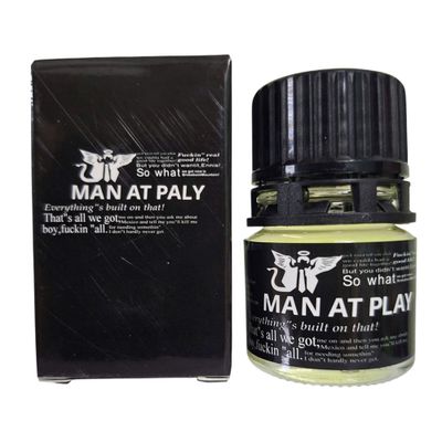 Phiên Bản Chính Hãng - Dung Dịch Hít Thư Giãn MAN AT PALY 20ml Đen Mùi Dịu, Phê Mạnh, Chống Lờn - hương dịu, dùng cho cả