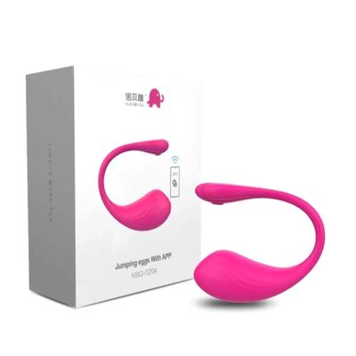 Hàng Nội Địa Cao Cấp - Thiết Bị Massage Rung Tình Yêu Jumping Điều Khiển Qua App Bluetooth Nobeqi - nhiều chế độ, sạc pi