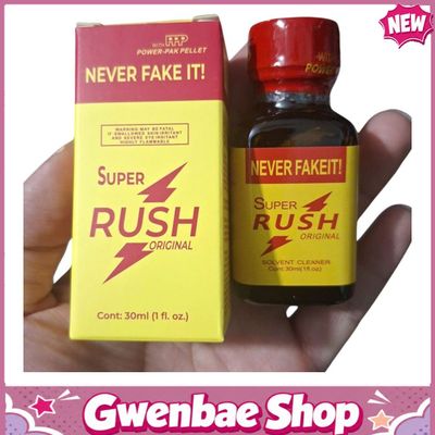 Chai Hít Tăng Khoái Cảm Kích Thích Bao Phê Popper Super Rush Original Never Fake It 30ml Chính Hãng - Gwenshop Chính Hãng