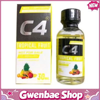Chai Hít Tăng Khoái Cảm Kích Thích Bao Phê Popper C4 Tropical Fruit 30ml Hương Thơm Trái Cây Chính Hãng Nhập Khẩu Mỹ - Gwenshop Chính Hãng
