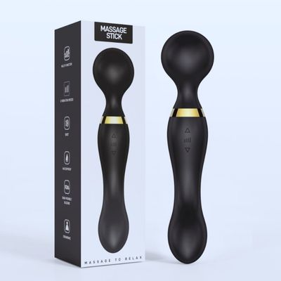 Hàng Chuẩn Nhập Khẩu - Chày rung 2 đầu Massage StickHana SOLAR - nhiều chế độ, sạc pin tiện dụng