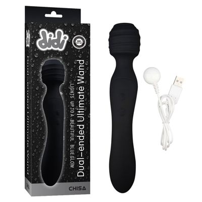 Hàng Nội Địa Cao Cấp - Chày Rung Hai Đầu Cao Cấp Silicone Siêu Mịn Chisa Didi - nhiều chế độ, sạc pin tiện dụng