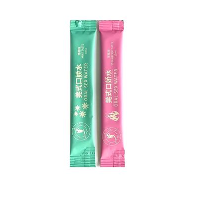 Bản Nhập Khẩu Cao Cấp - Nước Tình Yêu Băng Hoả Oral Water - 2 Vị Bạc Hà Và Dâu Tây 10ml, giao hàng kín đáo