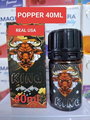Dòng Cao Cấp Chính Hãng - Dung Dịch Hít Thư Giãn 40ml real usa, cực mạnh, phê kéo dài KING - hương dịu, dùng cho cả nam 
