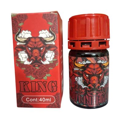 Sản Phẩm Chính Hãng Loại 1 - Dung Dịch Hít Thư Giãn King Đầu Trâu Đỏ 40ml Mỹ, Kích Thích Cực Mạnh Cho Top & Bot - hương 