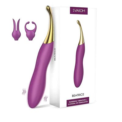 Hàng Chuẩn Nhập Khẩu - Thiết Bị Svakom Beatrice Massage Đa Điểm 2 Đầu - nhiều chế độ, sạc pin tiện dụng