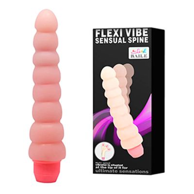 Phiên Bản Chính Hãng - Dương Vật Giả Rung Mạnh Trái Me Flexi Vibe Sensual Spine Baile - nhiều chế độ, sạc pin tiện dụng