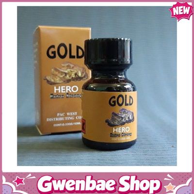 Chai Hít Kích Thích Bao Phê Tăng Khoái Cảm Pooper Gold Hero 10ml Chính Hãng Mỹ - Gwenshop Chính Hãng