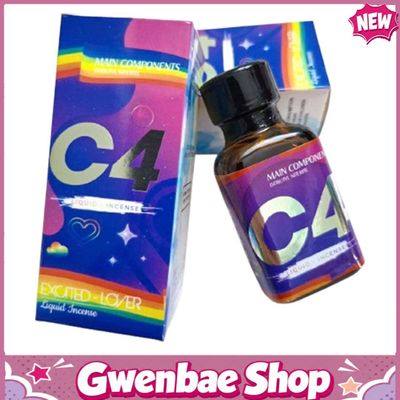 Chai Hít Tăng Khoái Cảm Kích Thích Bao Phê Popper C4 Main Componets 30ml USA Chính Hãng Phiên Bản Giới Hạn - Gwenshop Chính Hãng