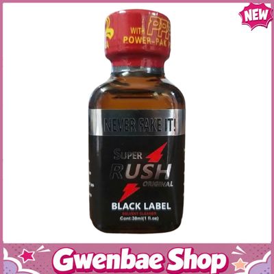 Chai Hít Tăng Khoái Cảm Kích Thích Bao Phê Popper Super Rush Black Label 30ml Phiên Bản Giới Hạn - Gwenshop Chính Hãng