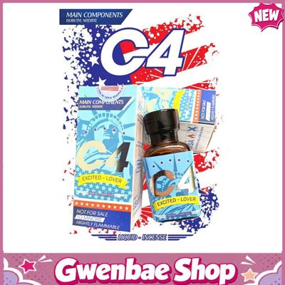 Chai Hít Tăng Khoái Cảm Kích Thích Bao Phê Popper C4 USA Excited Lover 30ml Tăng Hưng Phấn Không Cồn Phiên Bản Giới Hạn - Gwenshop Chính Hãng