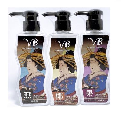 Sản Phẩm Chính Hãng Loại 1 - Dầu Mát Xa Body Thư Giãn Cho Nam Nữ VB Nhật Bản 170ml - Hương Dừa, Hương Quả Mâm Xôi, Sản P