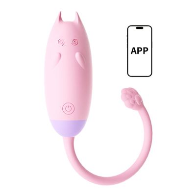 Hàng Nội Địa Cao Cấp - Thiết Bị Massage Lai Le Mi Hu Mao điều khiển qua APP điện thoại Meos mẫu 2 - nhiều chế độ, sạc pi