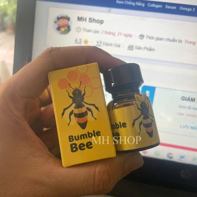 Phiên Bản Chính Hãng - Lọ hít tinh dầu Dung Dịch Hít Thư Giãn ong vàng 10ml mẫu 2 MH Shop - hương dịu, dùng cho cả nam v