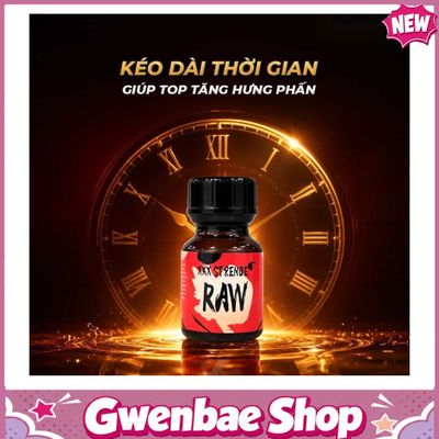 Chai Hít Kích Thích Tăng Khoái Cảm Bao Phê tăng khoái cảm Popper PWD USA Strenge Raw - Chai 10ml - Gwenshop Chính Hãng
