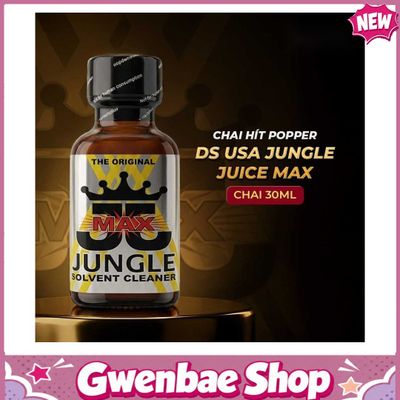 Chai Hít Kích Thích Bao Phê Tăng Khoái Cảm tăng khoái cảm Popper DS USA Jungle Juice Max - Chai 30ml - Gwenshop Chính Hãng