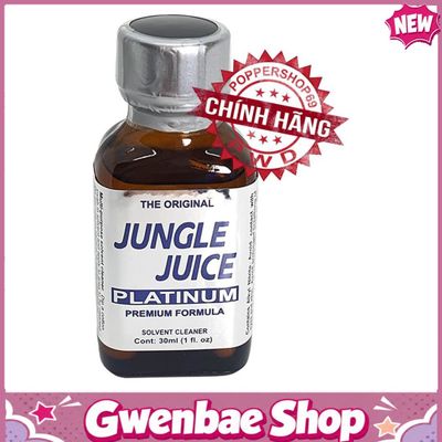 Chai Hít Tăng Khoái Cảm Bao Phê Kích Thích Popper Jungle Juice Platinum Chính Hãng USA 30ml - Gwenshop Chính Hãng