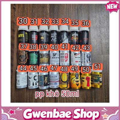 Chai Hít Kích Thích Bao Phê Tăng Khoái Cảm Popper Khô 40ml Nhiều Mẫu Tổng Hợp - Poppers Giá Rẻ - Gwenshop Chính Hãng