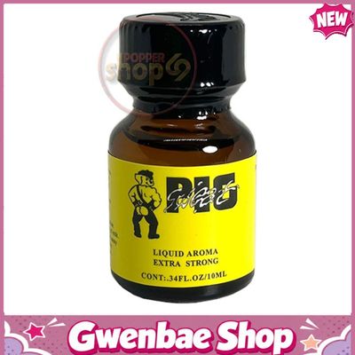 Chai Hít Tăng Khoái Cảm Kích Thích Bao Phê Popper Pig Vàng 10ml - Poppers Giá Rẻ - Gwenshop Chính Hãng