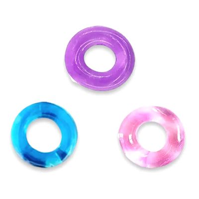 Hàng Chuẩn Nhập Khẩu - Vòng Silicon Hỗ Trợ Dương Vật Trơn Nhỏ 1.8cm Trang Sức Đa Màu, giao hàng kín đáo
