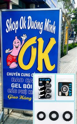Vòng đeo dương vật, Hàng Chính Hãng, Co Giãn Tốt, Ko Bị Đứt , Che Tên 
