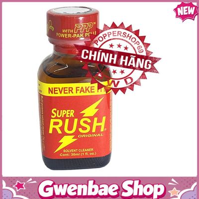 Dung Dịch Hít Tăng Hưng Phấn Khi Yêu Popper Super Rush Chính Hãng PWD USA 30ml - Gwenshop Chính Hãng