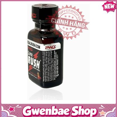 Chai Hít Cực Mạnh Lên Đỉnh Nhanh Popper Super Rush Original Black Label 30ml Chính Hãng Pwd Usa Hàng Chuẩn - Gwenshop Chính Hãng