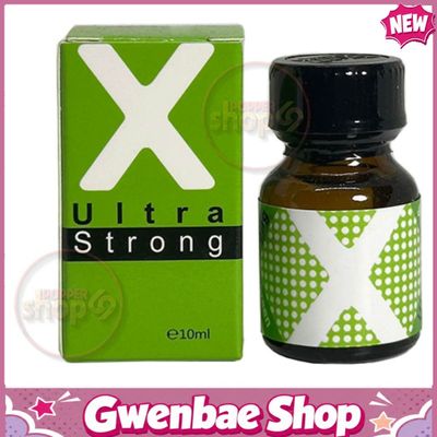 Chai Hít Tăng Khoái Cảm Kích Thích Bao Phê Popper X Ultra Strong Green 10ml - Poppers Giá Rẻ - Gwenshop Chính Hãng