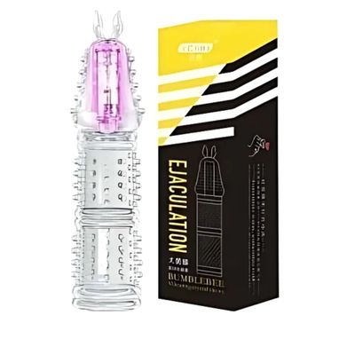 Hàng Nội Địa Cao Cấp - Bao Su Cao Cấp gân gai Trong Suốt Có Gai Và Rung YOUNG - ôm sát cảm giác thật, giao hàng kín đáo