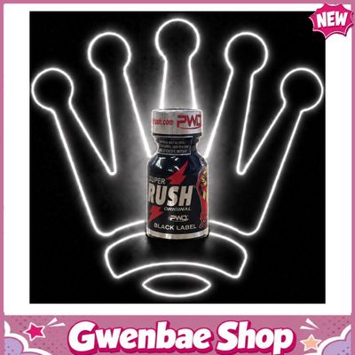 Chai Hít Tăng Khoái Cảm Kích Thích Bao Phê RUSH- SUPER RUSH BLACK 10ML - Gwenshop Chính Hãng