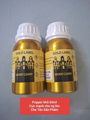 Sản Phẩm Chính Hãng Loại 1 - Dung Dịch Hít Thư Giãn khô 60ml cực mạnh, gây ảo giác, GOLD LABEL - hương dịu, dùng cho cả 
