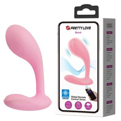 Dòng Cao Cấp Chính Hãng - Thiết Bị Massage Rung Hậu Môn Kết Nối App Điện Thoại Pretty Love Baird PrettyLove - nhiều chế 