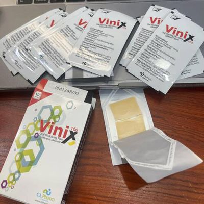 Dòng Cao Cấp Chính Hãng - Tem Ngậm Vinix Hàn Quốc 145mg Tăng Cường Sinh Lý Nam Hiệu Quả Dài Lâu CL Pharm 10 miếng, giao 