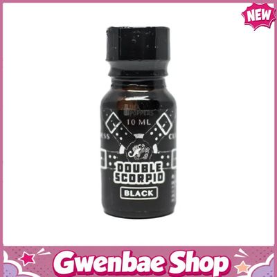 Chai Hít Tăng Khoái Cảm Kích Thích Bao Phê Double Scorpio Black (Premium Blend) 10ml - Gwenshop Chính Hãng