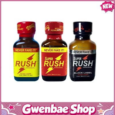 Chai Hít Tăng Khoái Cảm Kích Thích Bao Phê Rush Original, Super Rush, Rush Black Label, 30ml (Bulk Pack) - Gwenshop Chính Hãng