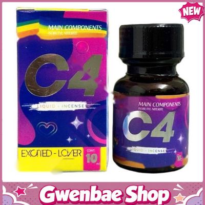 Chai Hít Tăng Khoái Cảm Kích Thích Bao Phê Popper C4 tím 10ml chính hãng mẫu mới - Gwenshop Chính Hãng