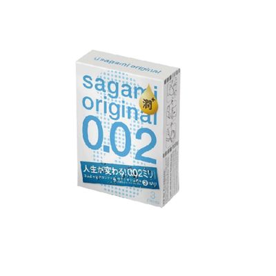 Hàng Chuẩn Nhập Khẩu - Bao Su Cao Cấp Nhiều Chất Bôi Trơn Siêu Mỏng Sagami Original 0.02 8 - ôm sát cảm giác thật, giao 