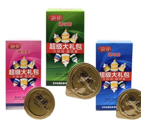 Hàng Chuẩn Nhập Khẩu - Bao Su Cao Cấp Gai Gân Lớn Runbo - Hộp 6 cái mẫu 2 Bao Bo 180ml - ôm sát cảm giác thật, giao hàng