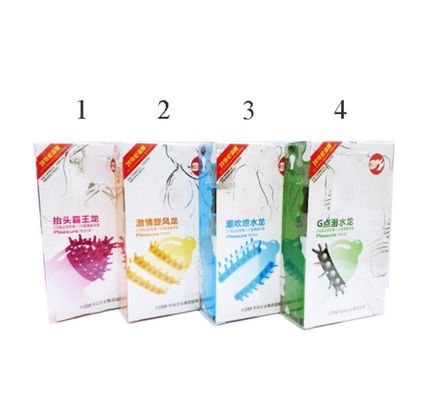 Hàng Nội Địa Cao Cấp - Bộ 2 Hộp Bao Su Cao Cấp Gân Gai To HMB - 4 Chiếc mẫu 2 - ôm sát cảm giác thật, giao hàng kín đáo