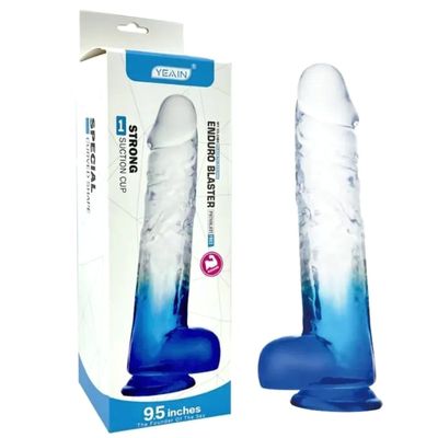 Hàng Nội Địa Cao Cấp - Dương vật silicon trong suốt Meos YEA IN 9.5 inches, giao hàng kín đáo
