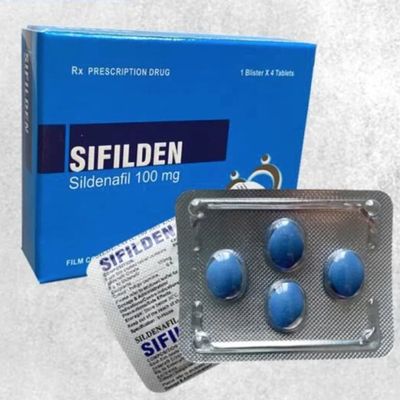 Sản Phẩm Chính Hãng Loại 1 - Hộp 4 Viên Hỗ Trợ Sifilden 100mg Khơi Dậy Bản Năng Đàn Ông 100 mg - hàng nhập khẩu, dùng th