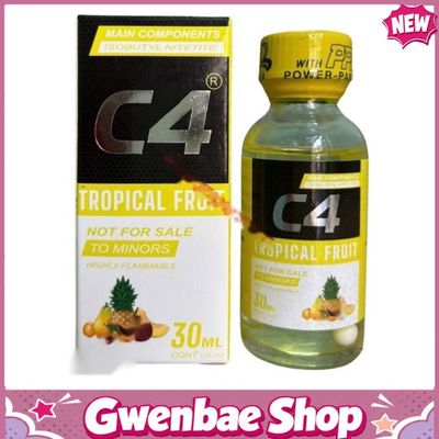 Chai Hít Tăng Khoái Cảm Kích Thích Bao Phê Popper C4 Tropical Fruit 30ml chính hãng hương trái cây nhiệt đới - Gwenshop Chính Hãng