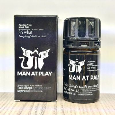 Bản Nhập Khẩu Cao Cấp - Dung Dịch Hít Thư Giãn 40ml, Mùi Dịu, Ko Cồn, Mạnh, Phê Lâu, MAN AT PLAY - hương dịu, dùng cho c