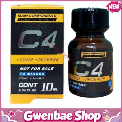 Chai Hít Tăng Khoái Cảm Kích Thích Bao Phê Popper C4 vàng 10ml chính hãng - Gwenshop Chính Hãng