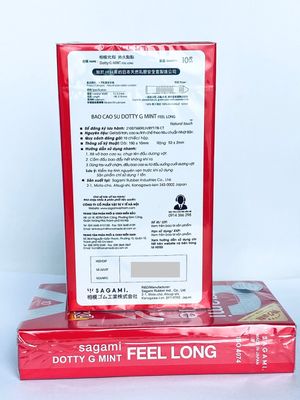 Phiên Bản Chính Hãng - Bao Su Cao Cấp Sagami Xtreme Feel Long Kèm Gel Gói Jex 10 cái - ôm sát cảm giác thật, giao hàng k