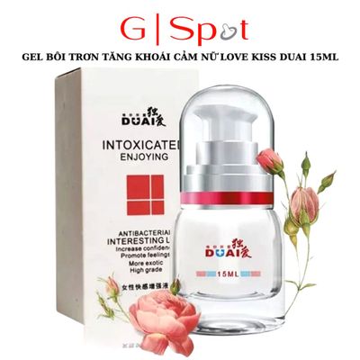 Hàng Chuẩn Nhập Khẩu - Dung Dịch Bôi Tron Tăng Ham Muốn Cho Nữ Love Kiss Duai - 15ml mẫu 2 - dịu nhẹ, không gây khô rát