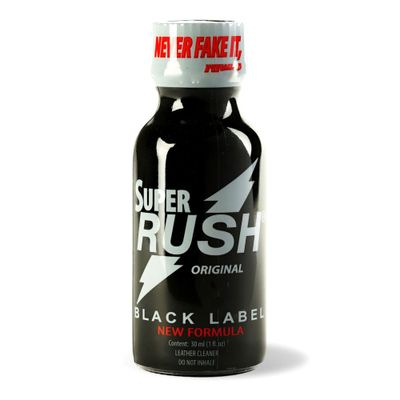 Phiên Bản Chính Hãng - Dung Dịch Hít Thư Giãn Super Rush Black Label 30ml - hương dịu, dùng cho cả nam và nữ