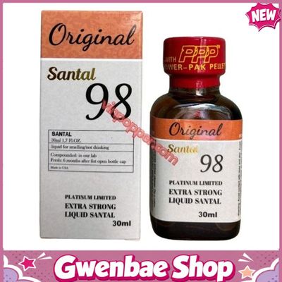Chai Hít Tăng Khoái Cảm Kích Thích Bao Phê Popper Original Santal 98 30ml chính hãng - Gwenshop Chính Hãng