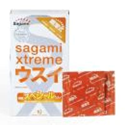 Phiên Bản Chính Hãng - Bao Su Cao Cấp Sagami Xtreme Super Thin 10 cái - ôm sát cảm giác thật, giao hàng kín đáo