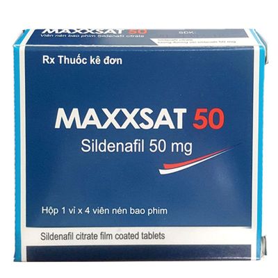 Phiên Bản Chính Hãng - Viên Hỗ Trợ Maxxsat 50mg SDK 1 vỉ x 4 viên - hàng nhập khẩu, dùng theo hướng dẫn